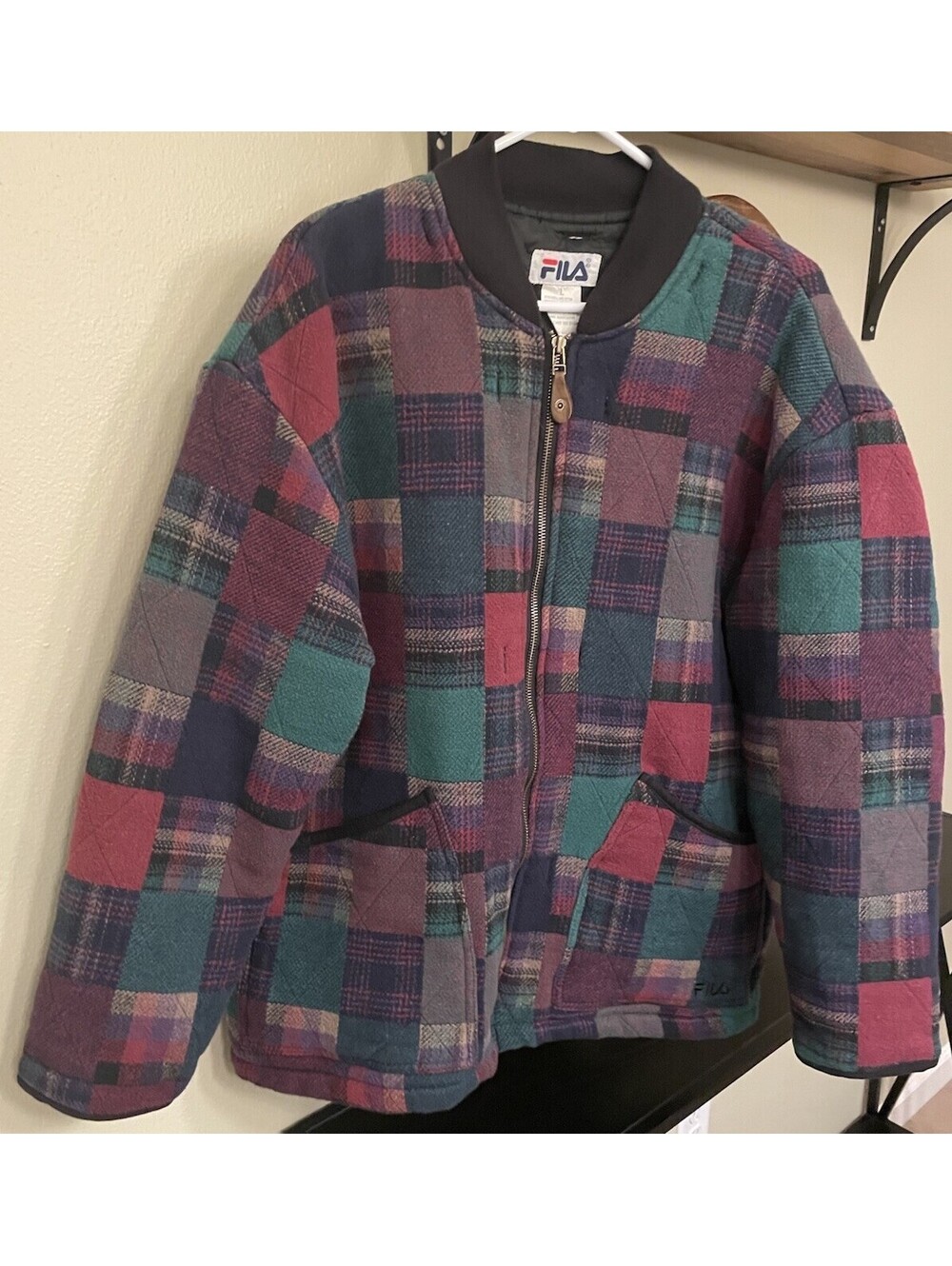 Vintage 1990s Fila Patchwork Jacket Men’s Large